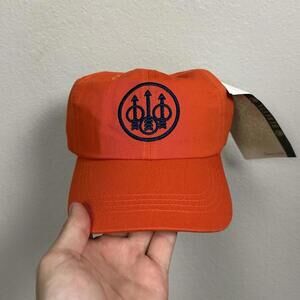NWT Beretta Mens Dad Hat Orange Adjustable Cap Hunting Conceal Orange Range Hat